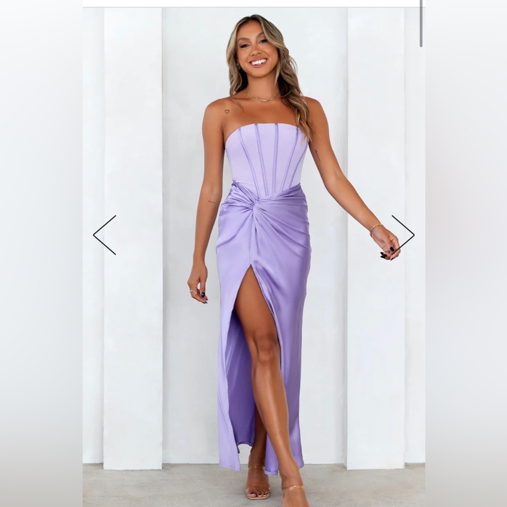 VIP Only Maxi Dress Purple Size Small